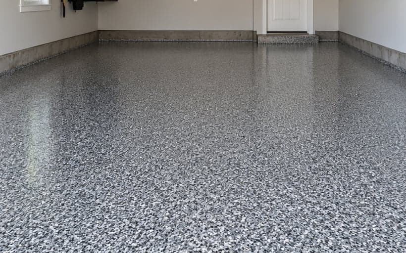 The same floor after a professional coating system